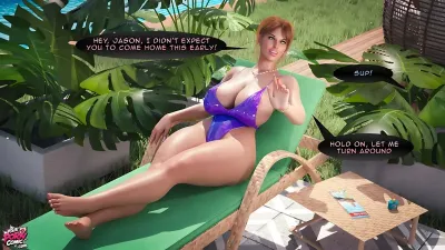 Glowing3D - Hottest MILFs in Thigh-Highs - Big Dick Meets Juicy Boobs 2 - 3D XXX Comic