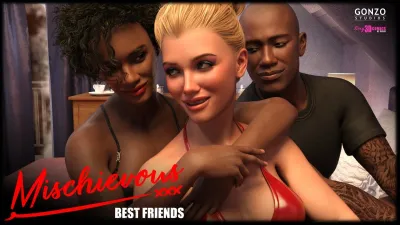Gonzo Studios - Hilarious Hijinks: Best Friends in 3D Adult Comics with Big Breasts & More!