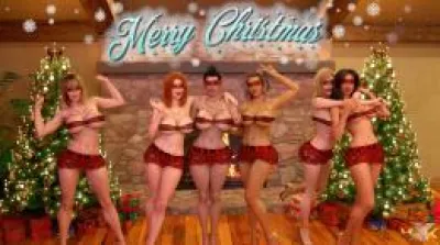 Naughty Christmas 3D Comic: Mynkxs XmasXXX Treat with Makeup, High Heels, Big Dick, & More!